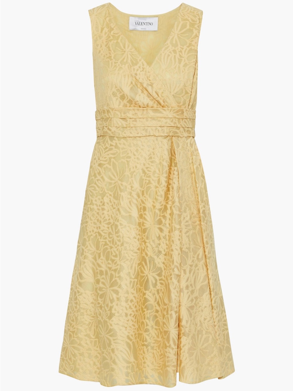 Valentino Garavani XS Embroidered Cotton Silk-Blend Gauze Wrap-Effect NWT FLAW